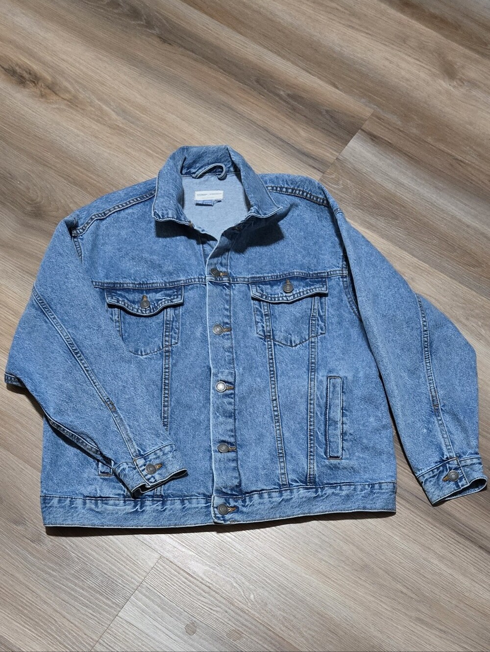 Cotton On Born This Way Foundation Classic Trucker Denim Jacket - Size M - Picture 3 of 13